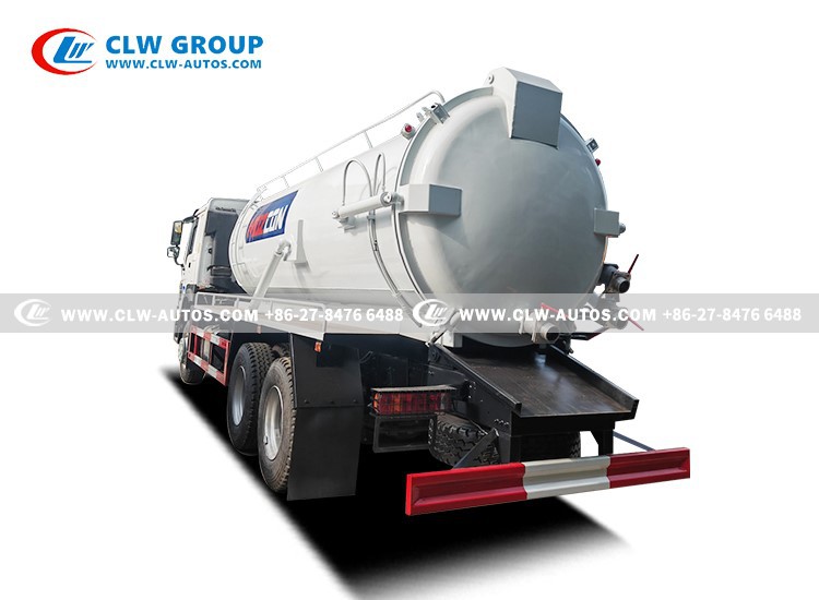 HOWO 6X4 16CBM Sewage Vacuum Suction Truck 1