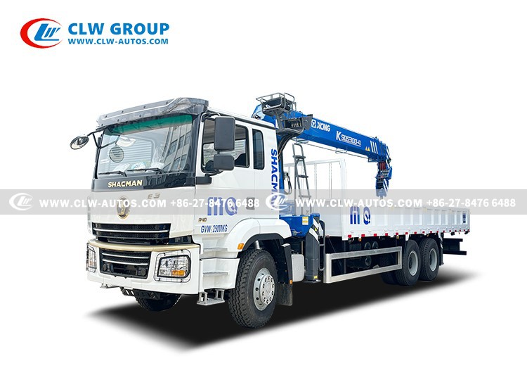 Shacman 6X4 12Tons Straight Crane Truck 1