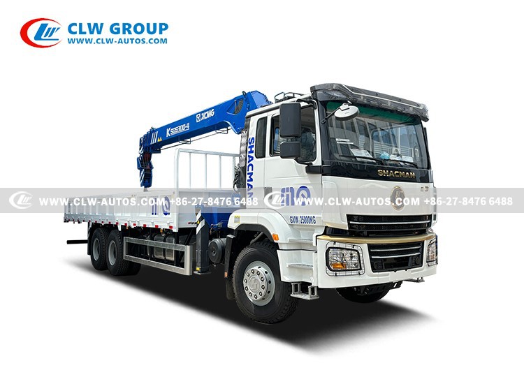Shacman 6X4 12Tons Straight Crane Truck 2
