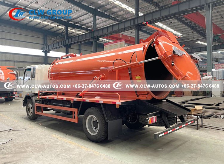 Sinotruk HOWO 10cbm Sewage Vacuum Truck 9