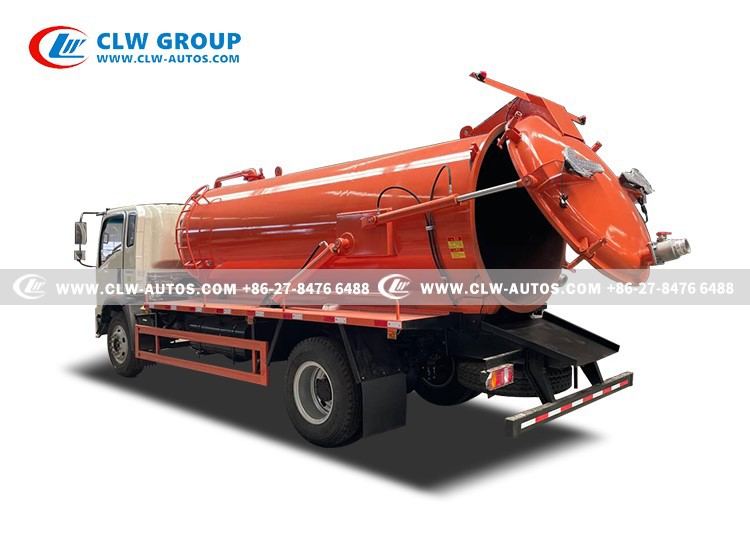 Sinotruk HOWO 10cbm Sewage Vacuum Truck 2