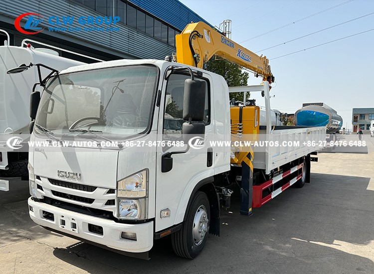 ISUZU 4X2 5Tons Straight Crane Truck 10 ISUZU 4X2 5Tons Straight Crane Truck 10