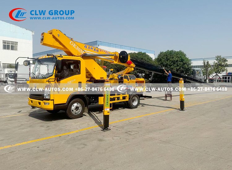 HOWO 30M Aerial Work Platform Truck 7