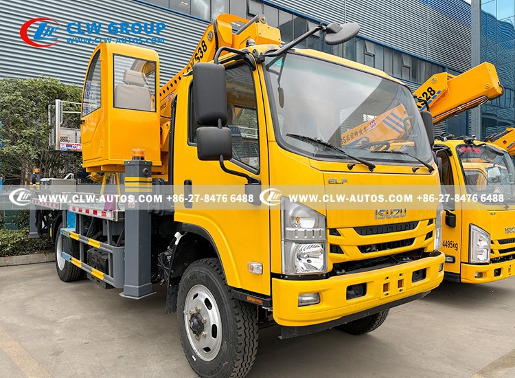 ISUZU 4X4 38Meters Telescopic Boom Lift Truck 9