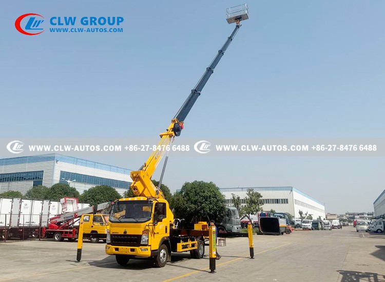 HOWO 30M Aerial Work Platform Truck 4