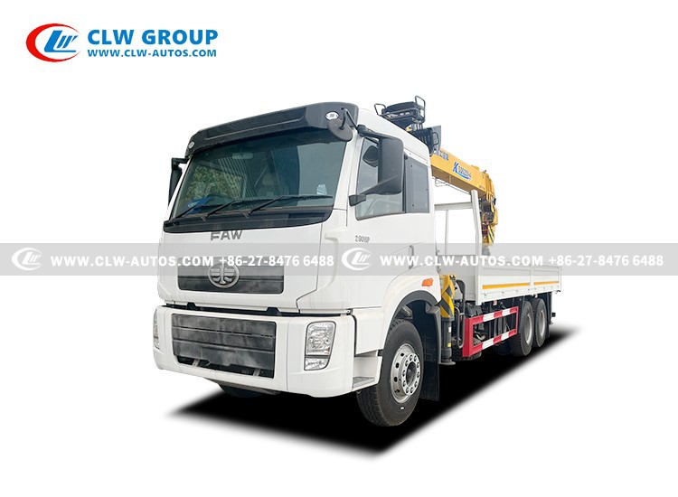 FAW J5P RHD 10 Tons Crane Truck 1