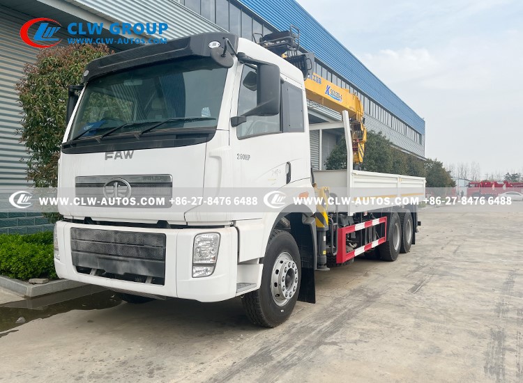 FAW J5P 10 Tons Crane Truck 5