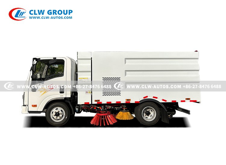 FAW 3CBM Small Street Sweeper Truck 5