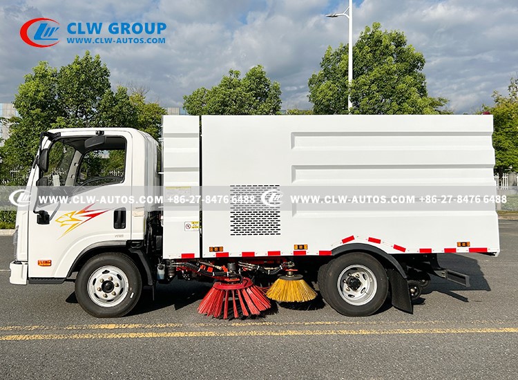 FAW 3CBM Small Street Sweeper Truck 11