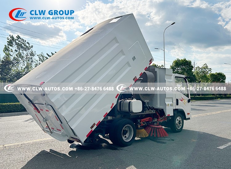 FAW 3CBM Small Street Sweeper Truck 15