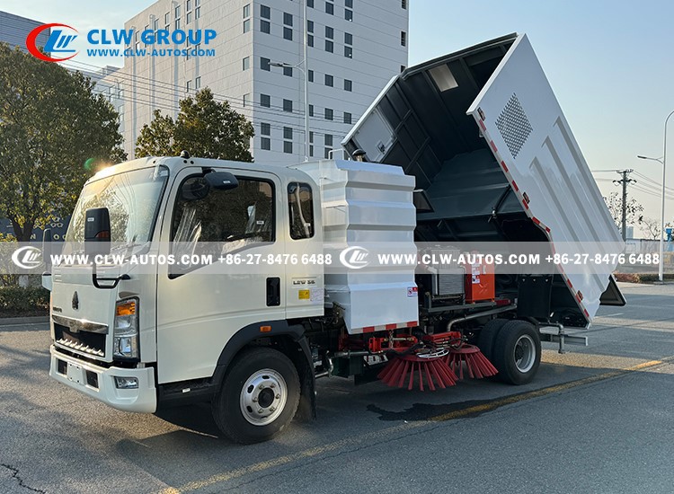 HOWO 75CBM Road Sweeper Truck 5 HOWO 75CBM Road Sweeper Truck 5