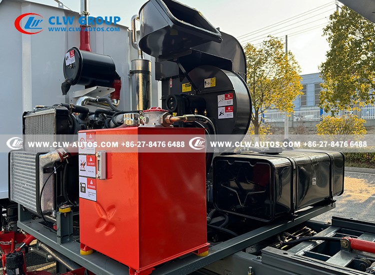 HOWO 75CBM Road Sweeper Truck 11