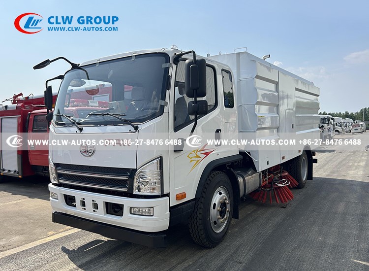 FAW 10CBM Truck Mounted Road Sweeper 16