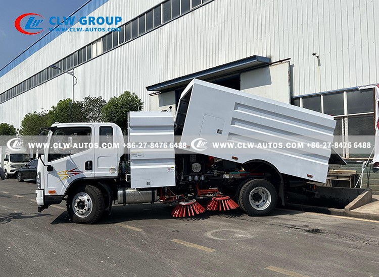 FAW 10CBM Truck Mounted Road Sweeper 9