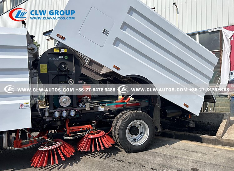 FAW 10CBM Truck Mounted Road Sweeper 21