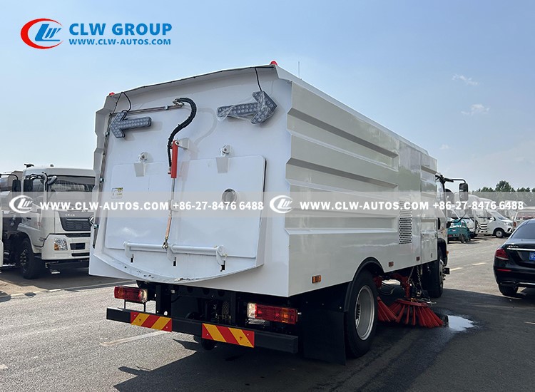 FAW 10CBM Truck Mounted Road Sweeper 6