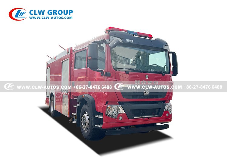 1HOWO 4x2 Fire truck