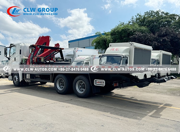 3isuzu 16tons recovery truck with crane