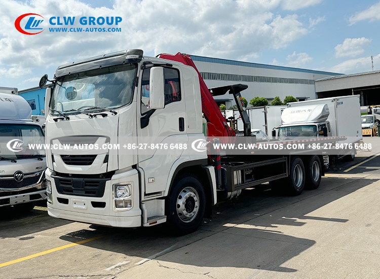 4isuzu 16tons recovery truck with 5tons crane