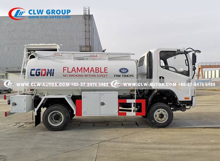 multi-compartment fuel delivery truck
