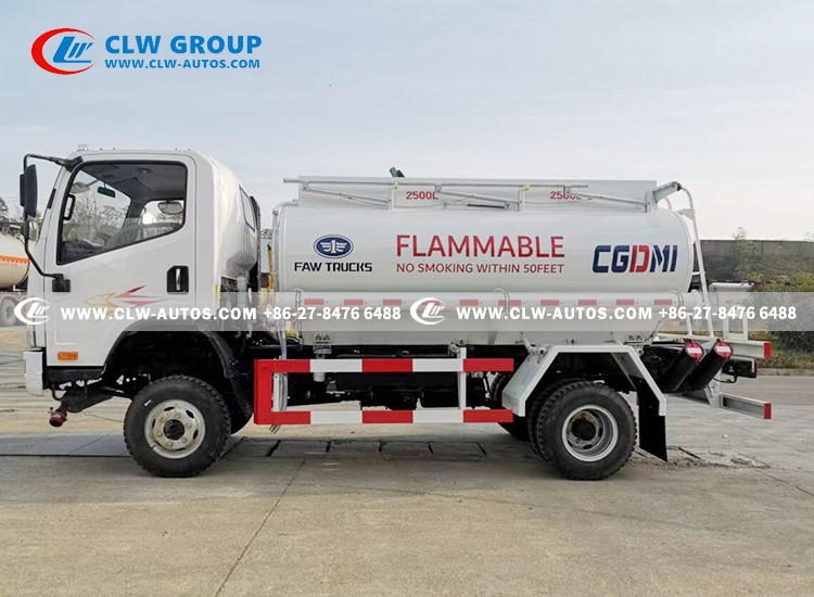 Euro 2 compliant fuel transport vehicle