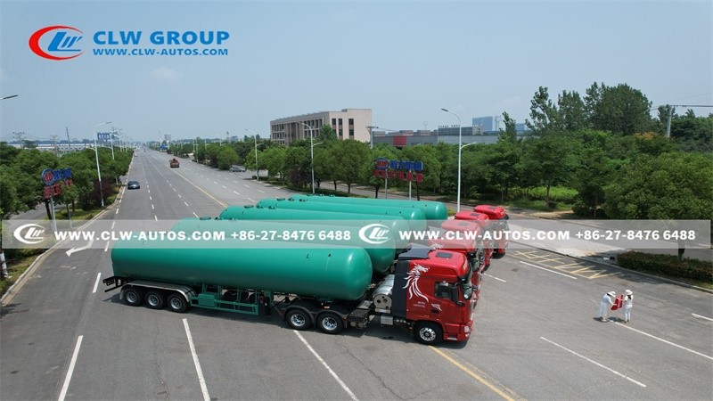 30tons LPG semi trailer 