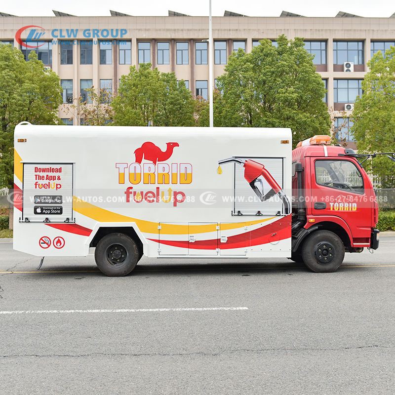 Gasoline truck