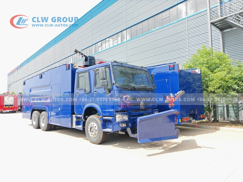 Fire suppression truck