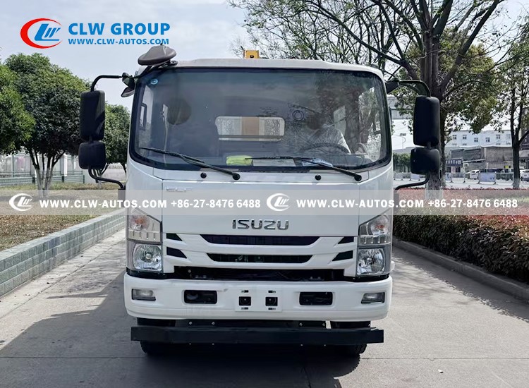 5isuzu 600P 2Tons Crane Truck