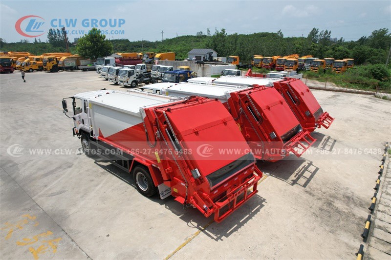 Trash Compactor Truck