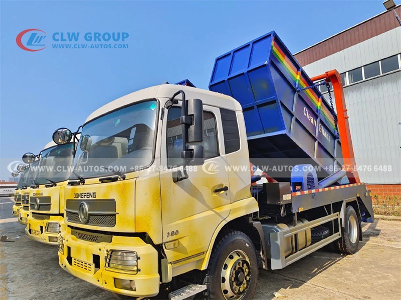 Swing Arm Refuse Truck