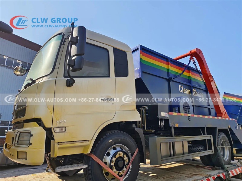 Swing Arm Refuse Collector Truck