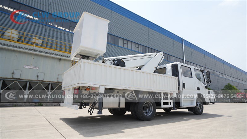 Elevated work platform truck