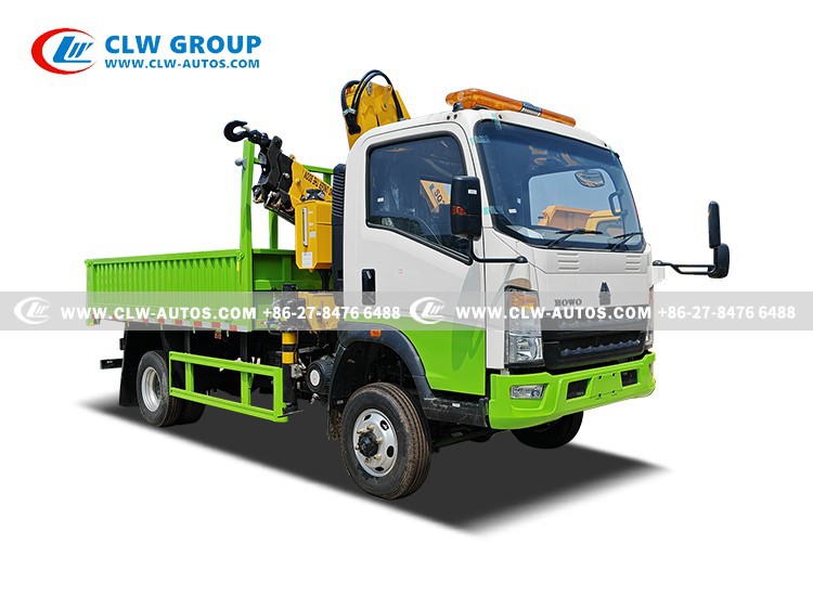 sinotruck howo Folding crane truck