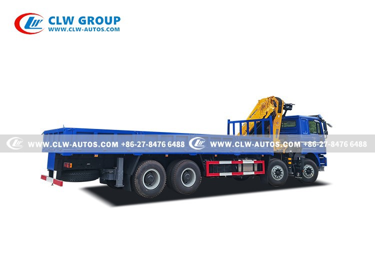 Shacman folding boom crane truck