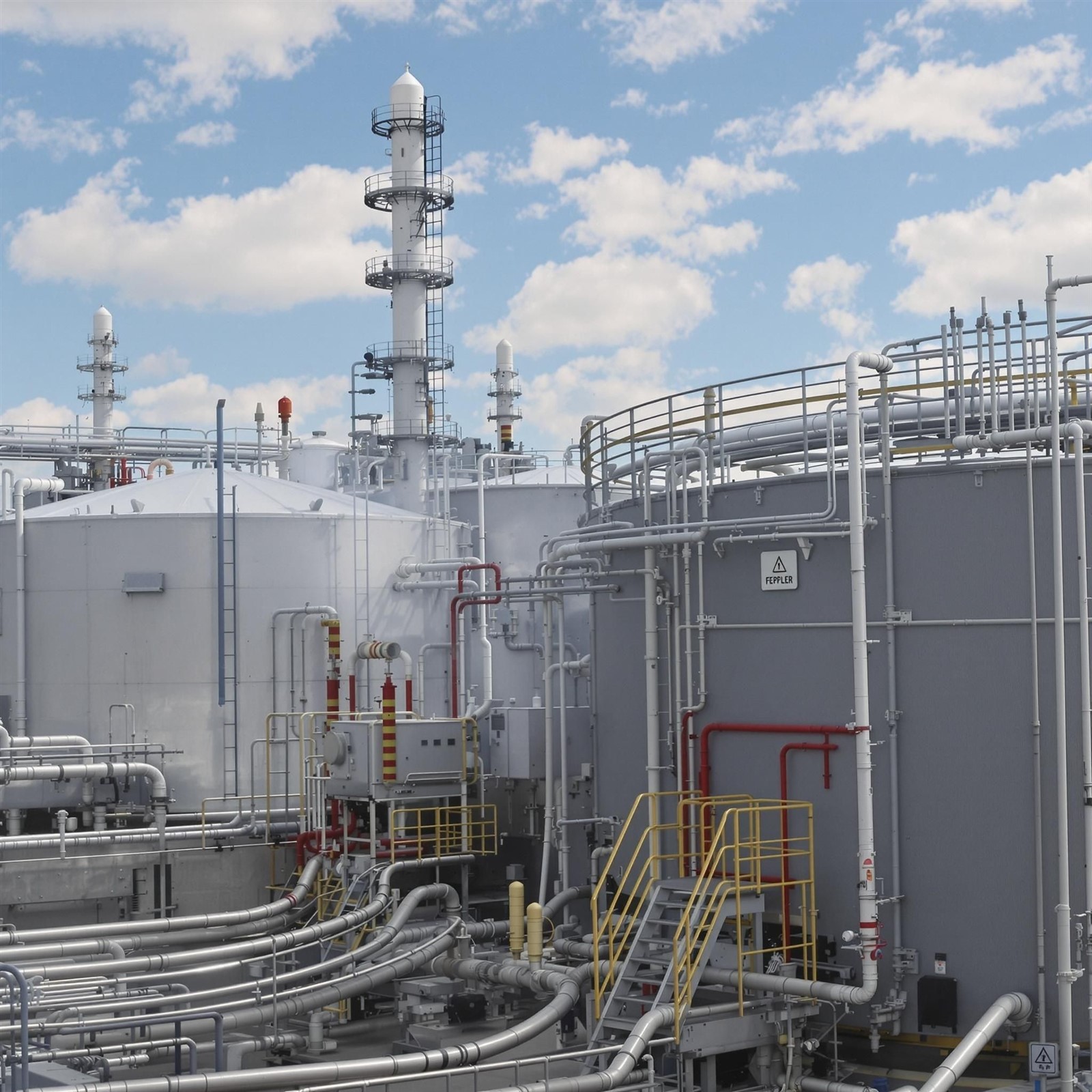 Fire suppression in refineries and storage tank areas