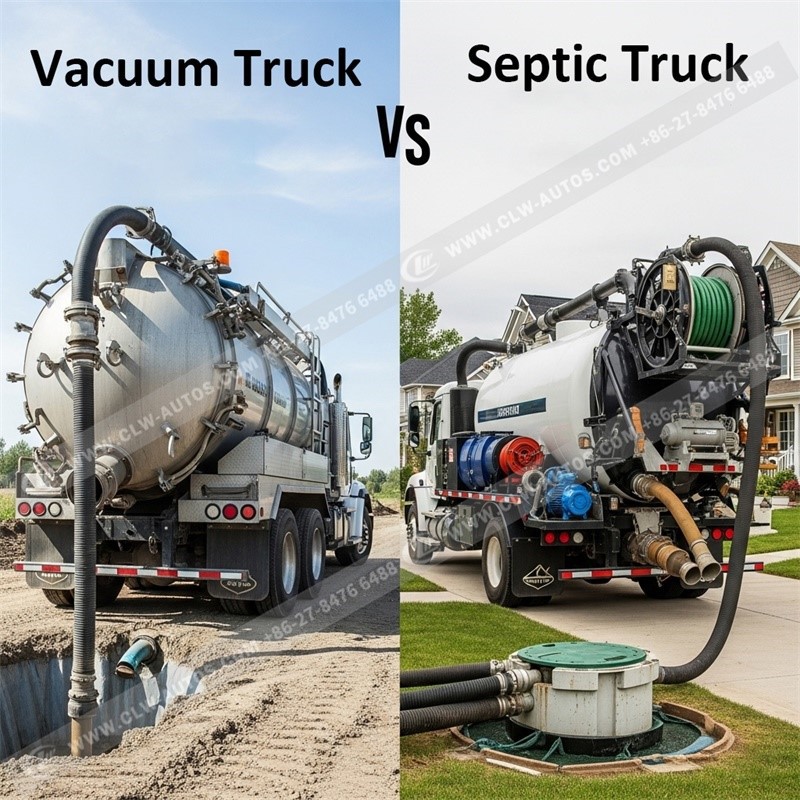 Vacuum Truck vs Septic Truck