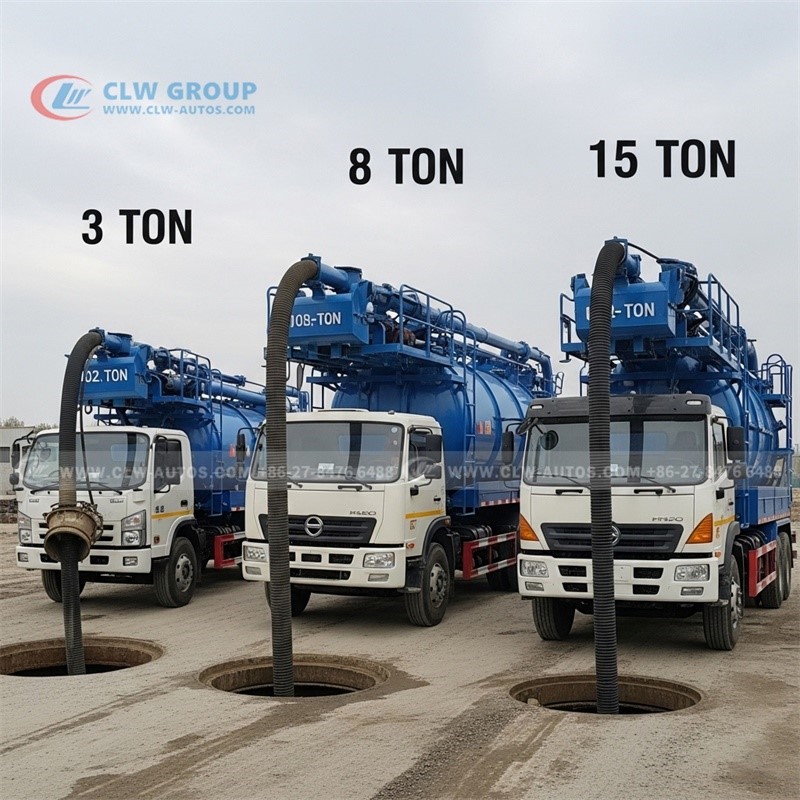 Vacuum Sewer Truck Common Models