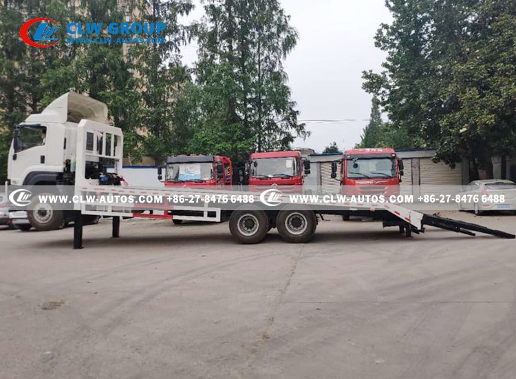 4isuzu 15ton faltbed tow truck