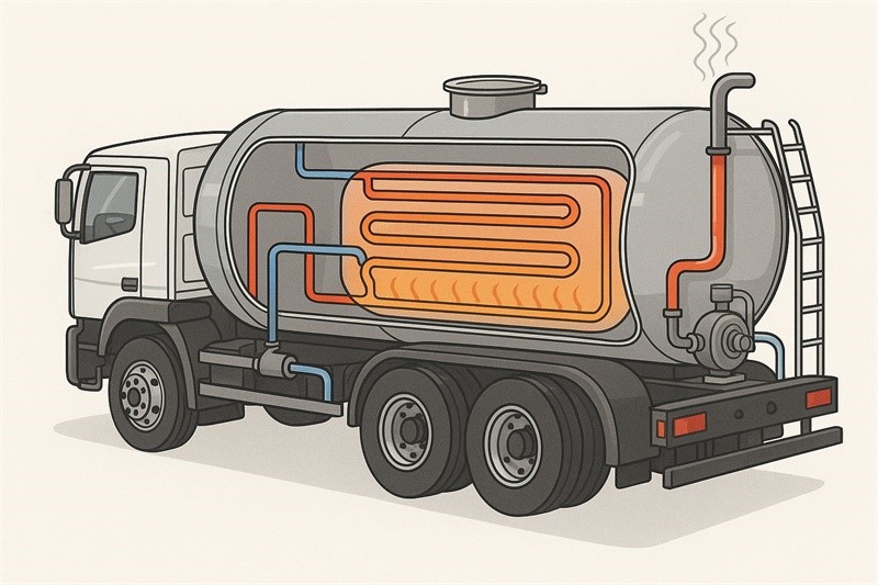 Bitumen Tanker with Heating System