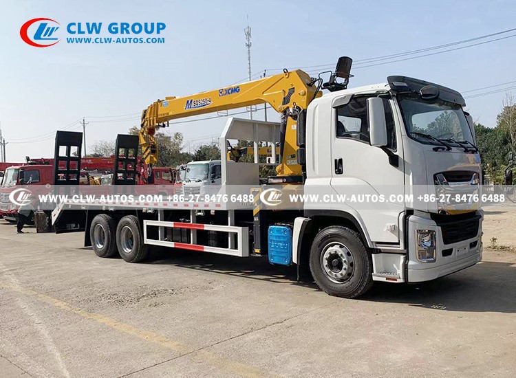 9isuzu fvz crane tow truck
