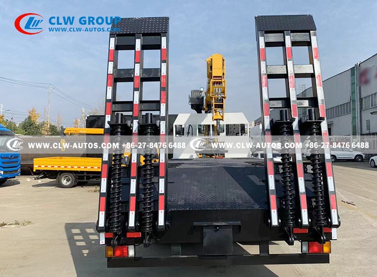6isuzu crane self-loading truck