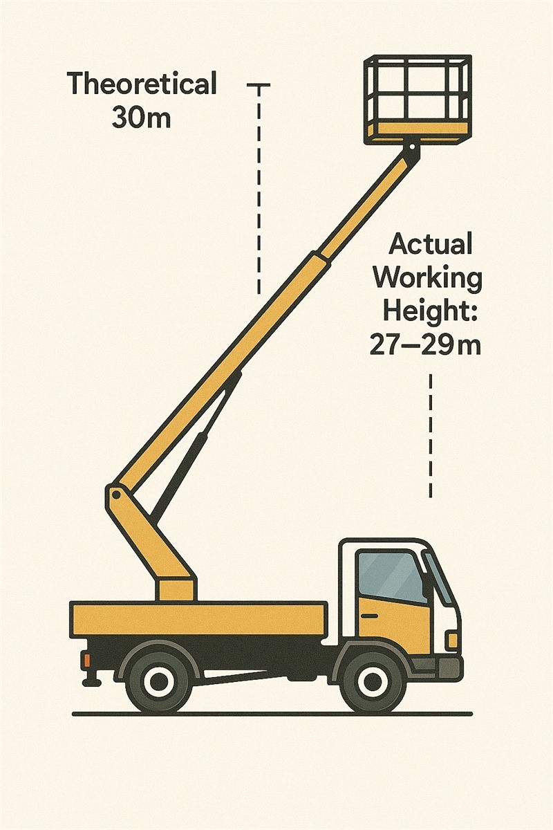 Aerial Platform Truck Advertised Height vs Actual Reach