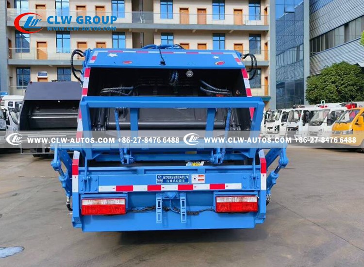 Refuse solution compactor garbage truck