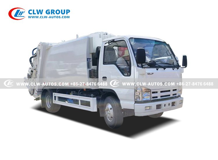 7m3 refuse garbage junk compactor truck