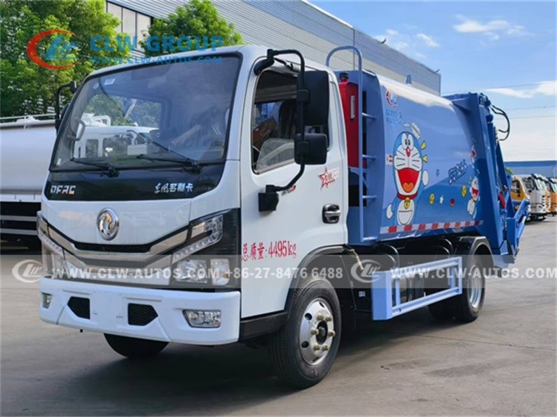 Compressed Garbage Collection Truck
