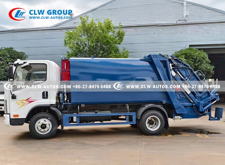 FAW RHD compactor junk truck manufactuer