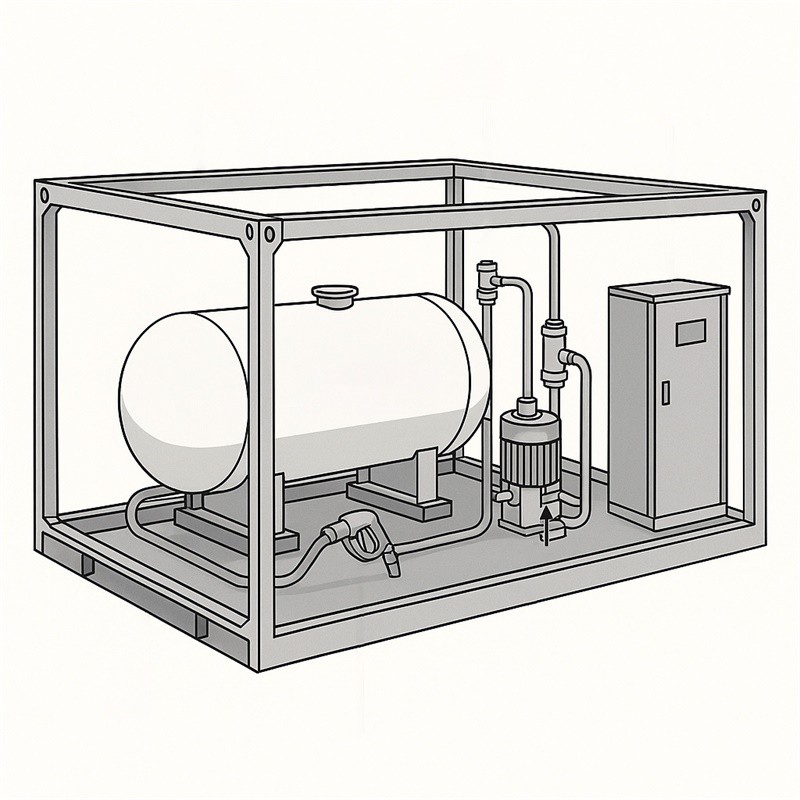 skid station