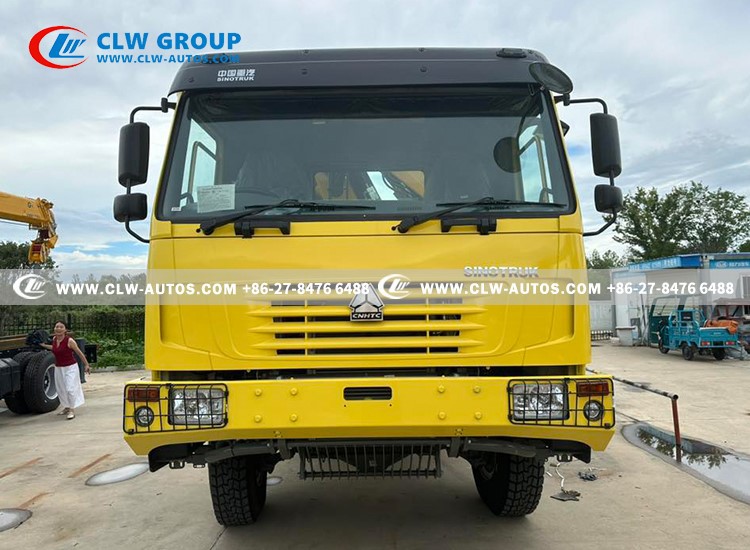 7folding boom crane flatbed tow truck