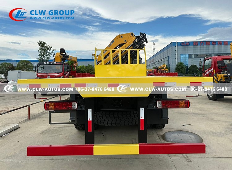 8crane flatbed tow truck